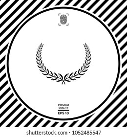 Laurel wreath. Element for yor design