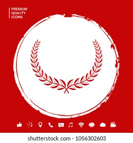 Laurel wreath. Element for yor design