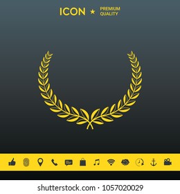 Laurel wreath. Element for yor design