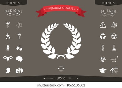 Laurel wreath, element for yor design