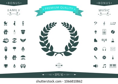 Laurel wreath, element for yor design