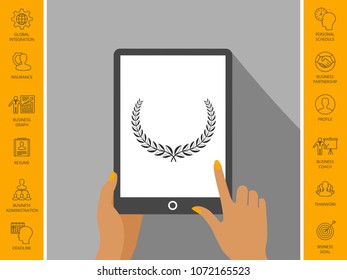 Laurel wreath. Element for yor design