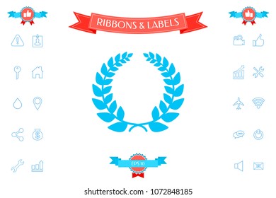Laurel wreath, element for yor design