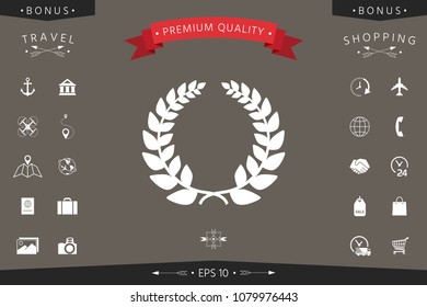 Laurel wreath, element for yor design