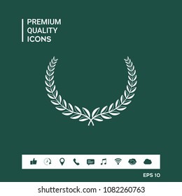 Laurel wreath. Element for yor design