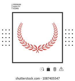 Laurel wreath. Element for yor design