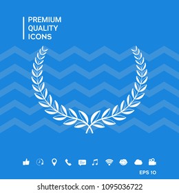 Laurel wreath. Element for yor design
