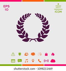Laurel wreath, element for yor design