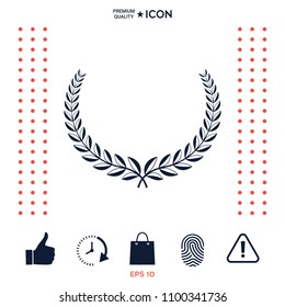 Laurel wreath. Element for yor design