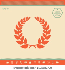Laurel wreath, element for yor design