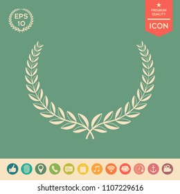Laurel wreath. Element for yor design