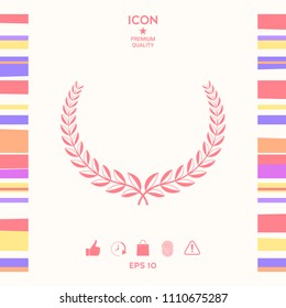 Laurel wreath. Element for yor design