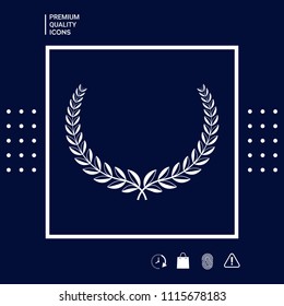 Laurel wreath. Element for yor design