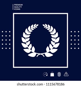Laurel wreath, element for yor design