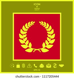 Laurel wreath, element for yor design