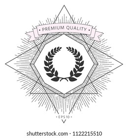 Laurel wreath, element for yor design