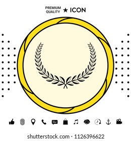Laurel wreath. Element for yor design