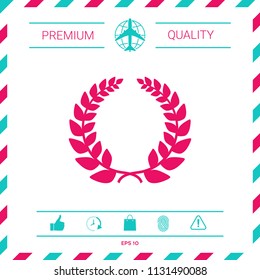 Laurel wreath, element for yor design
