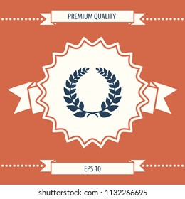 Laurel wreath, element for yor design