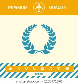 Laurel wreath, element for yor design