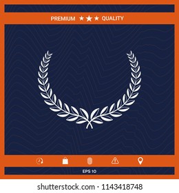 Laurel wreath. Element for yor design