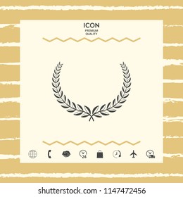 Laurel wreath. Element for yor design