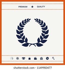 Laurel wreath, element for yor design