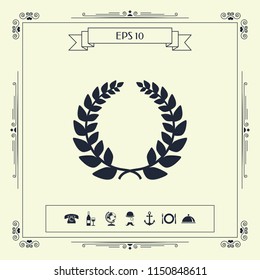 Laurel wreath, element for yor design