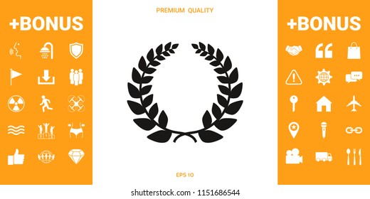 Laurel wreath, element for yor design