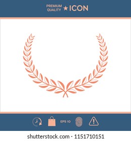 Laurel wreath. Element for yor design