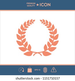 Laurel wreath, element for yor design