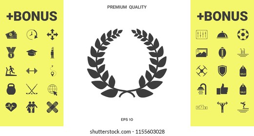 Laurel wreath, element for yor design