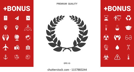 Laurel wreath, element for yor design