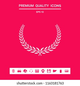 Laurel wreath. Element for yor design