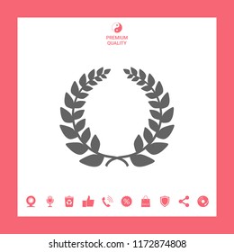 Laurel wreath, element for yor design