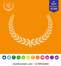 Laurel wreath. Element for yor design