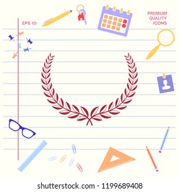 Laurel wreath. Element for yor design