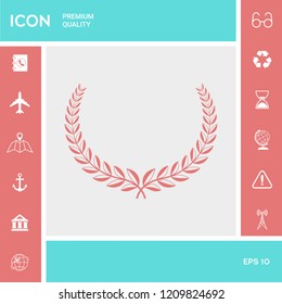 Laurel wreath. Element for yor design