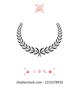 Laurel wreath. Element for yor design