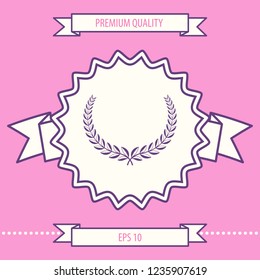 Laurel wreath. Element for yor design
