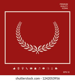 Laurel wreath. Element for yor design