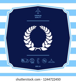 Laurel wreath, element for yor design