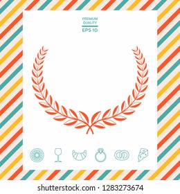 Laurel wreath. Element for yor design