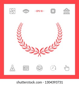 Laurel wreath. Element for yor design