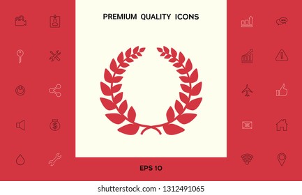 Laurel wreath, element for yor design