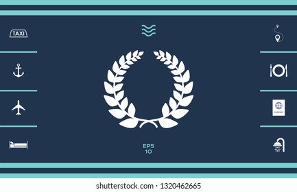 Laurel wreath, element for yor design
