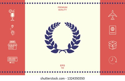 Laurel wreath, element for yor design