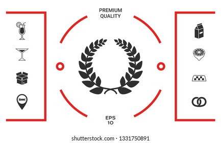 Laurel wreath, element for yor design