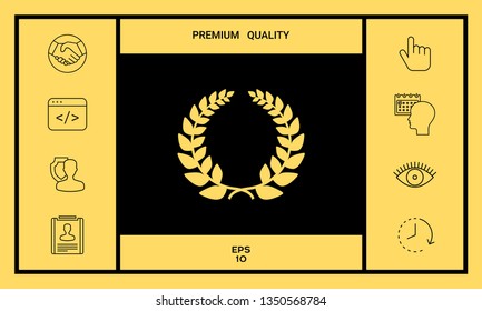 Laurel wreath, element for yor design