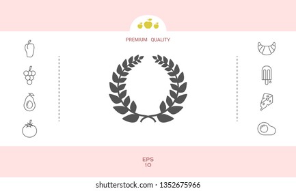 Laurel wreath, element for yor design
